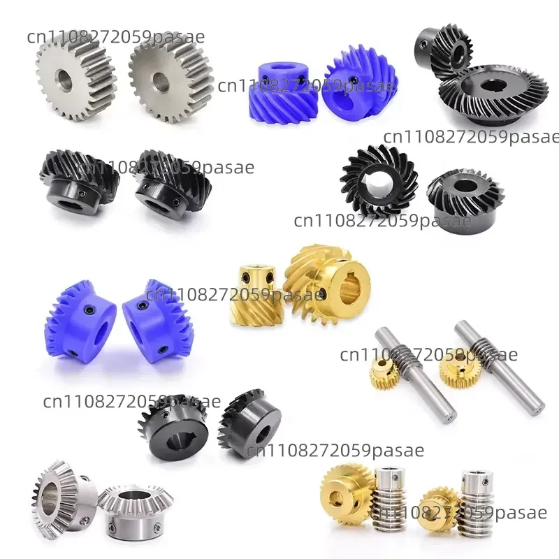CNC-Machined Aluminum Alloy Gears, Stainless Steel Racks, Bevel Gears, Small Plastic Gears