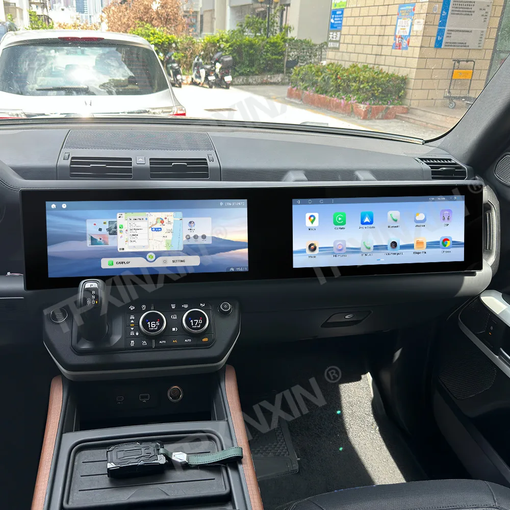 

RHD LHD Dual 15 inch Qualcomm Android Carplay 2018~2024 For Land Rover Defender Car Radio Multimedia Player GPS Navi Head Unit