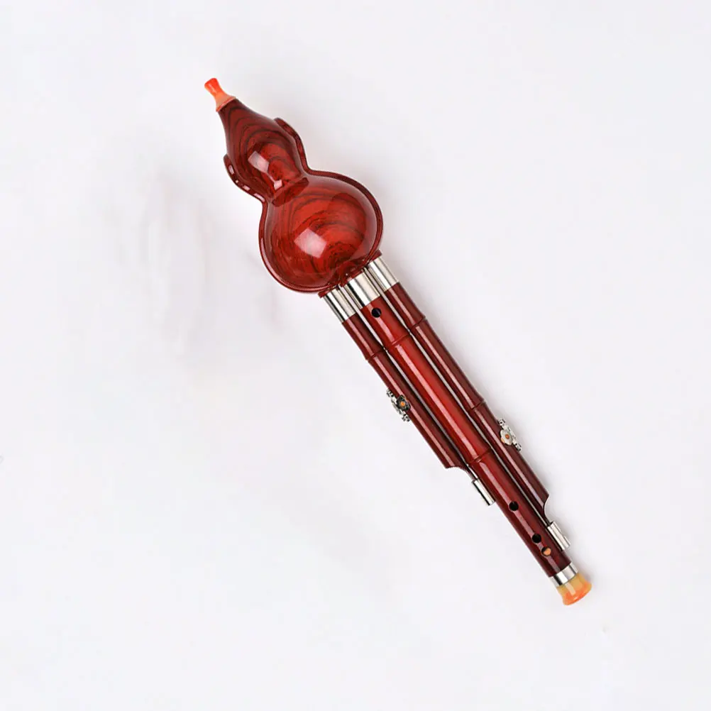 

Gourd Silk Instrument Cucurbit Flute Traditional Woodwind Musical Instruments for Kids Easy to Learn Long for Beginners