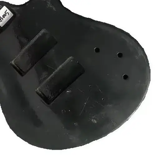 

LB005 Черный цвет из твердой древесины, 4-струнный корпус электрогитары, правые звукосниматели HH, замена и детали «сделай сам», индивидуальный заказ