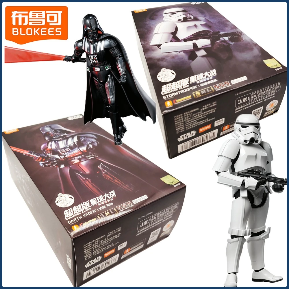 ฟิกเกอร์แอ็คชั่น Blokees Star Wars Champion Class Series ของเล่นโมเดลตัวละครที่ออกแบบมาอย่างคลาสสิกและมีเอกลักษณ์ ขยับได้ เหมาะสำหรับเด็กชายและเด็กหญิง เป็นของขวัญ
