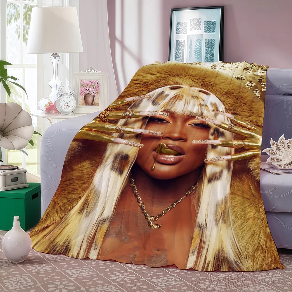 

Rapper CupcakKe The BakKery Blanket Soft and Skin Friendly For Couch Bed Napping Bedspread All Seasons Comforter