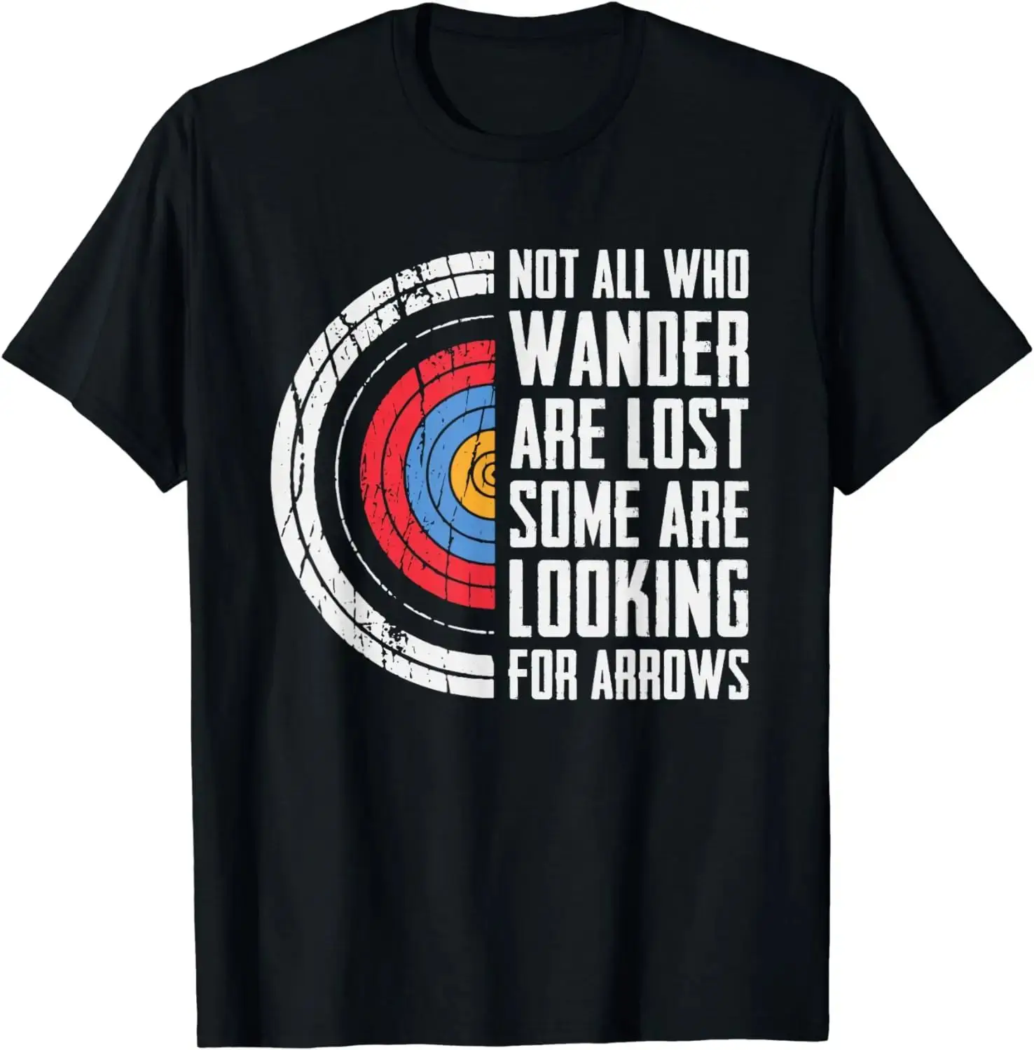 Archery Target Bow and Arrow Marksman Quiver for Archers T-Shirt Unisex Summer Streetwear Tops Mens T Shirt Camiseta Hombre