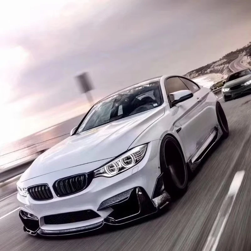 M3 M4 MAD Style Carbon Fiber Body Kit Front Lip Diffuser Side Skirt Forging Material for F80 F82 F83 2014-2020