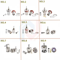 BNC Male head Female Q9 All copper connector crimped 1.5-3 Can be connected to RG174 line RG316 line BNC waterproof