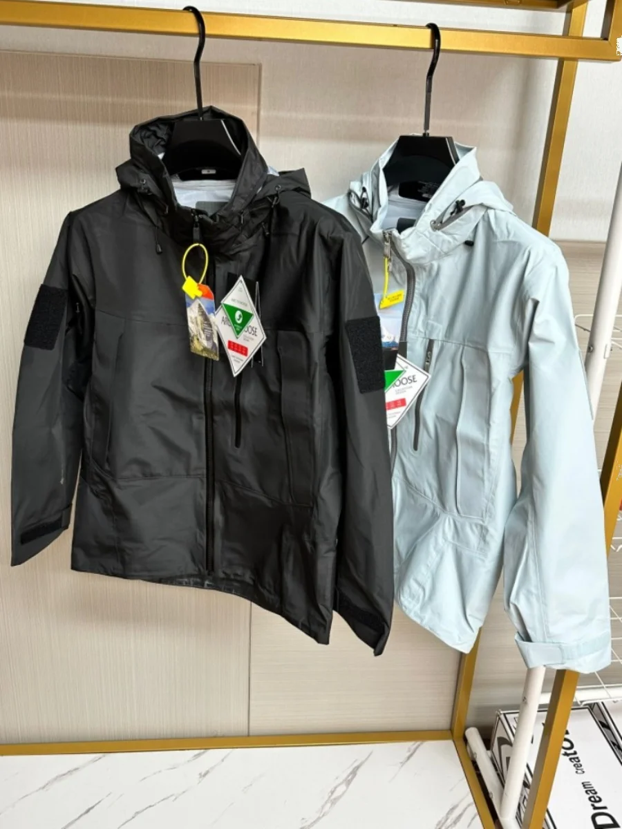 

Куртка Sy a Series Hardell для активного отдыха, ветрозащитная, водонепроницаемая, на молнии, с капюшоном, воротником-стойкой, молодежная, модная, осенняя