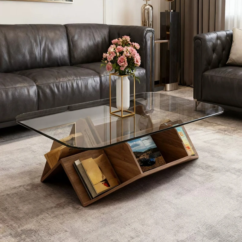 Unquie Rectangular Coffee Tables Multifunction Bauhaus Mid Century Tea Table Living Room Hotel Mesas De Centro Furniture Home