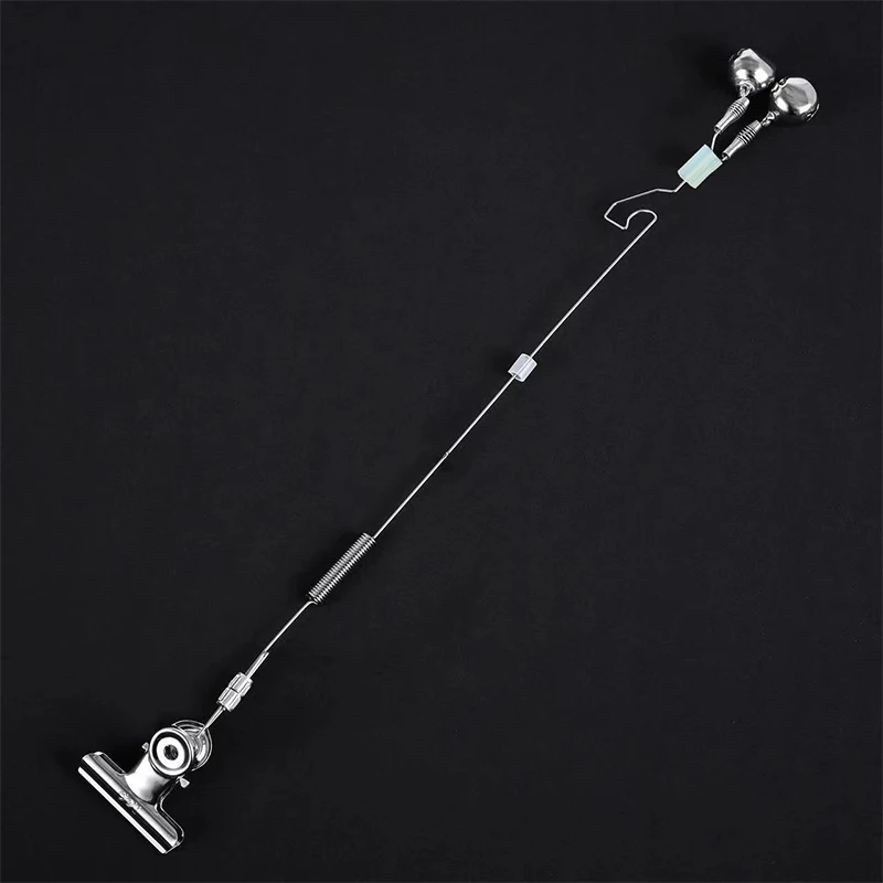 1pc sino de pesca mordida alarmes vara de pesca inoxidável mordida isca alarme carpa equipamento anti-corrosão anti-ferrugem equipamentos de pesca
