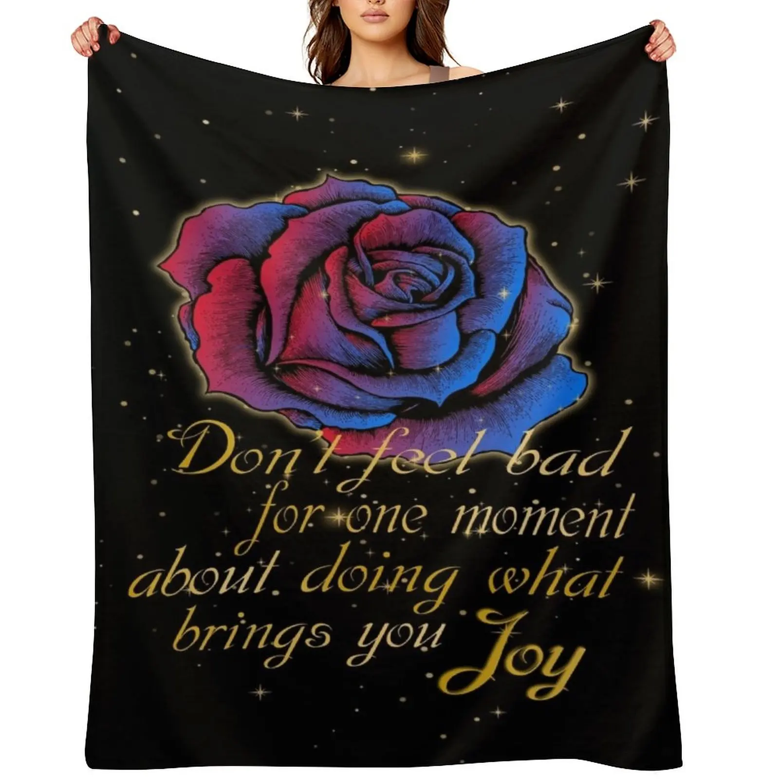 

ACOTAR. A Court of Thorns and Roses. Best ACOTAR design gift for ACOTAR series fans. Roses-Blue2. Throw Blanket
