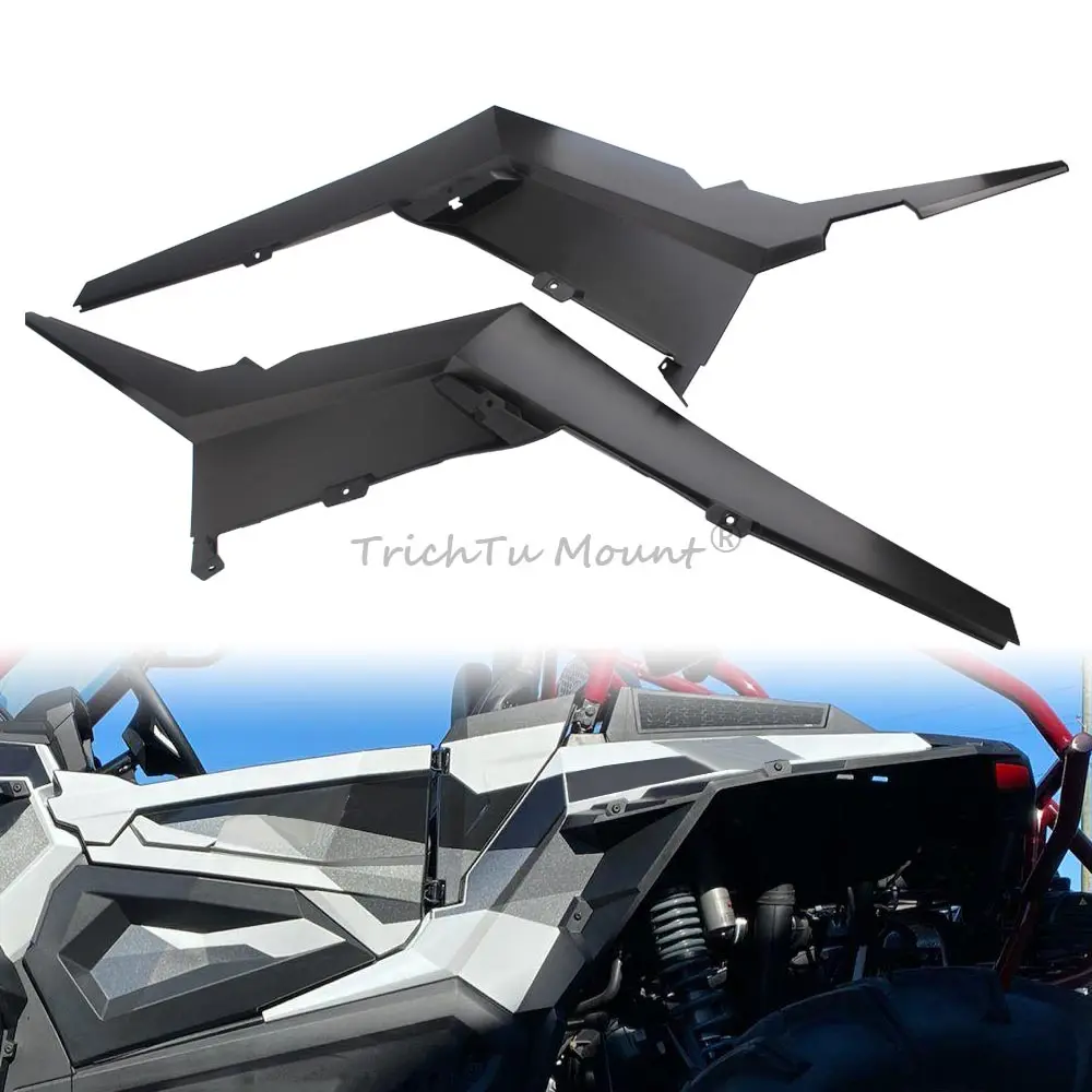 1 Pair Unpainted Rear Upper Side Fender Protector Guard UTV For Polaris RZR XP 4 1000 Sport Premium Turbo S 4 2017-2022
