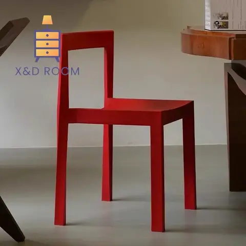 X&D 절묘한 간단한 의자 식당 의자 디자이너 의자 라이트 럭셔리 싱글 사람 간단한 뒤 의자 레저 의자 야외 의자