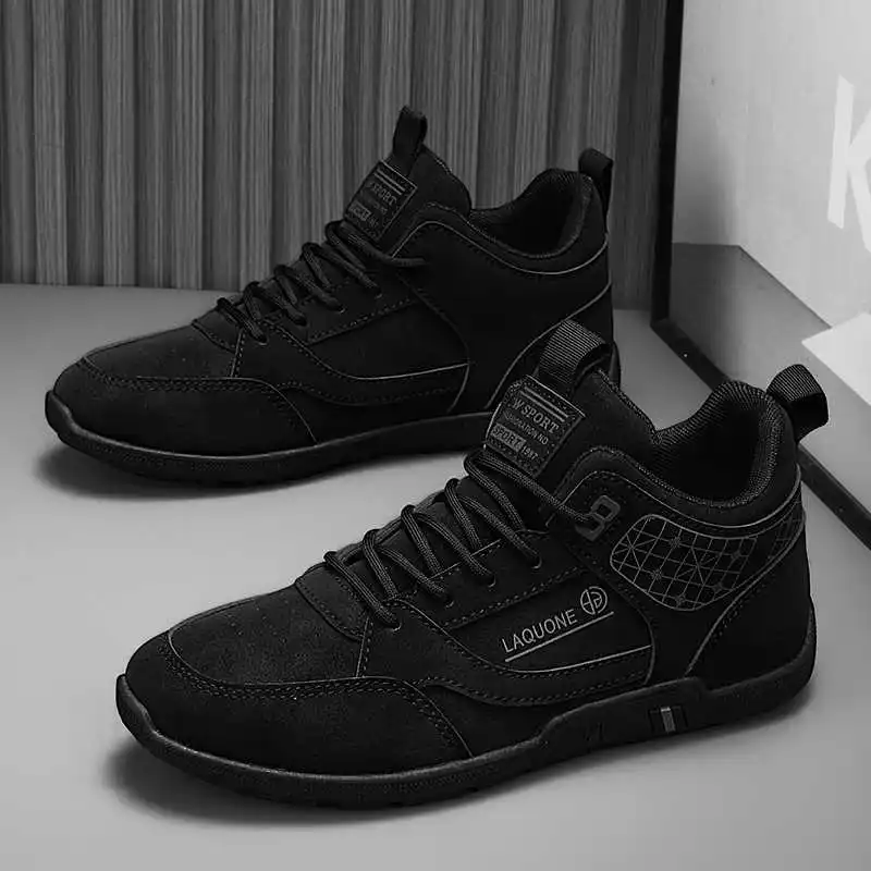 جولة تو كعب سميك الخف العلاجية الحد الأدنى أحذية رجل أبيض أحذية رياضية كاجوال رياضة عارضات ممارسة بسبب