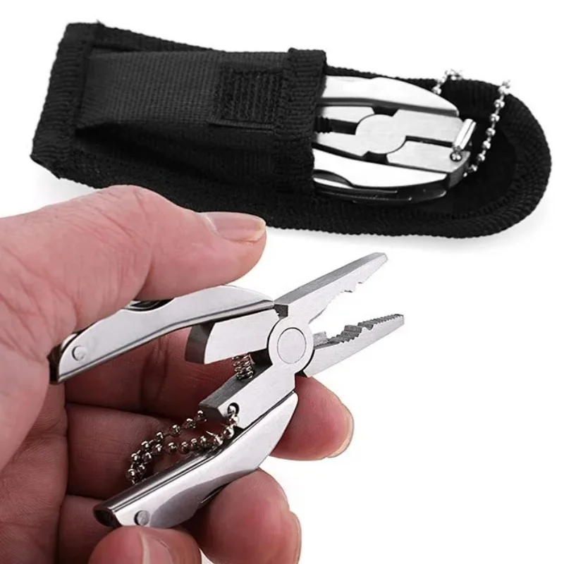 Stainless Steel Outdoor Portable Multitool Pliers Knife Keychain Screwdriver Multi Tools Mini Pliers Herramientas Multi Tool