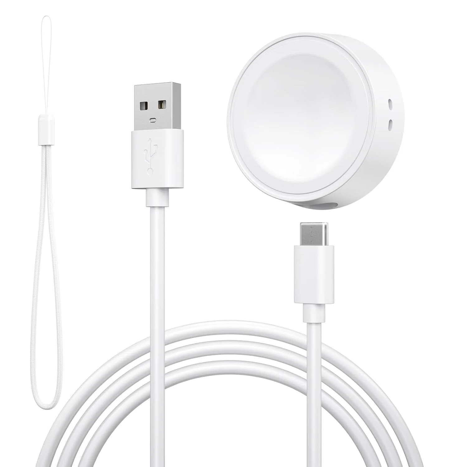 Replacement charger compatible with Samsung Galaxy Watch 7/Ultra/FE/6/6 Classic/5/5 Pro USB smartwatch charging dock