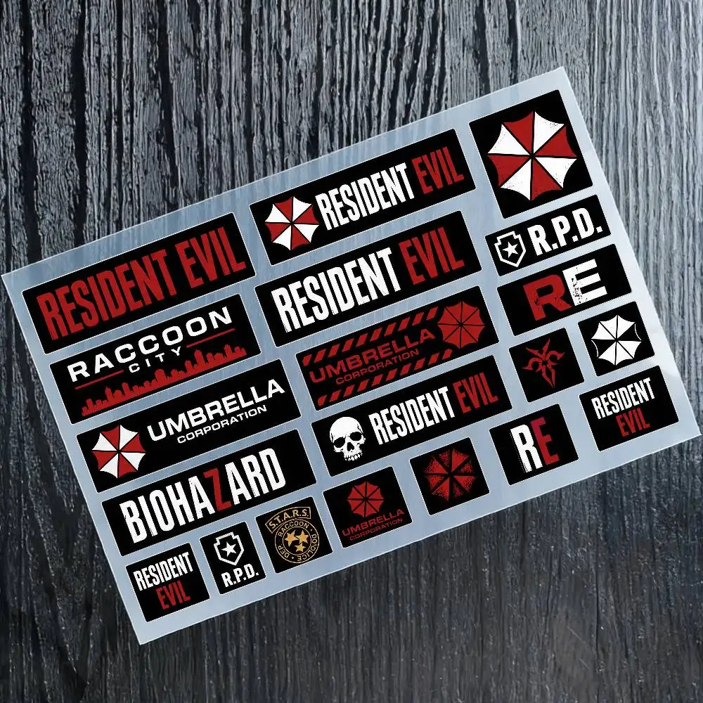 Umbrella Corporation Stickers Auto Body Bumper Windows Motorcycle Laptop Walls Vinyl Decal Car Tuning Accessories