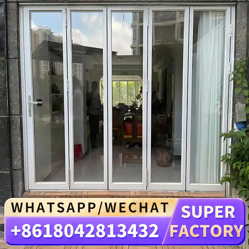 

Customizable Factory Made Multi function Folding Windows Doors Ideal for Office Spaces in Europe Windows Foldable door