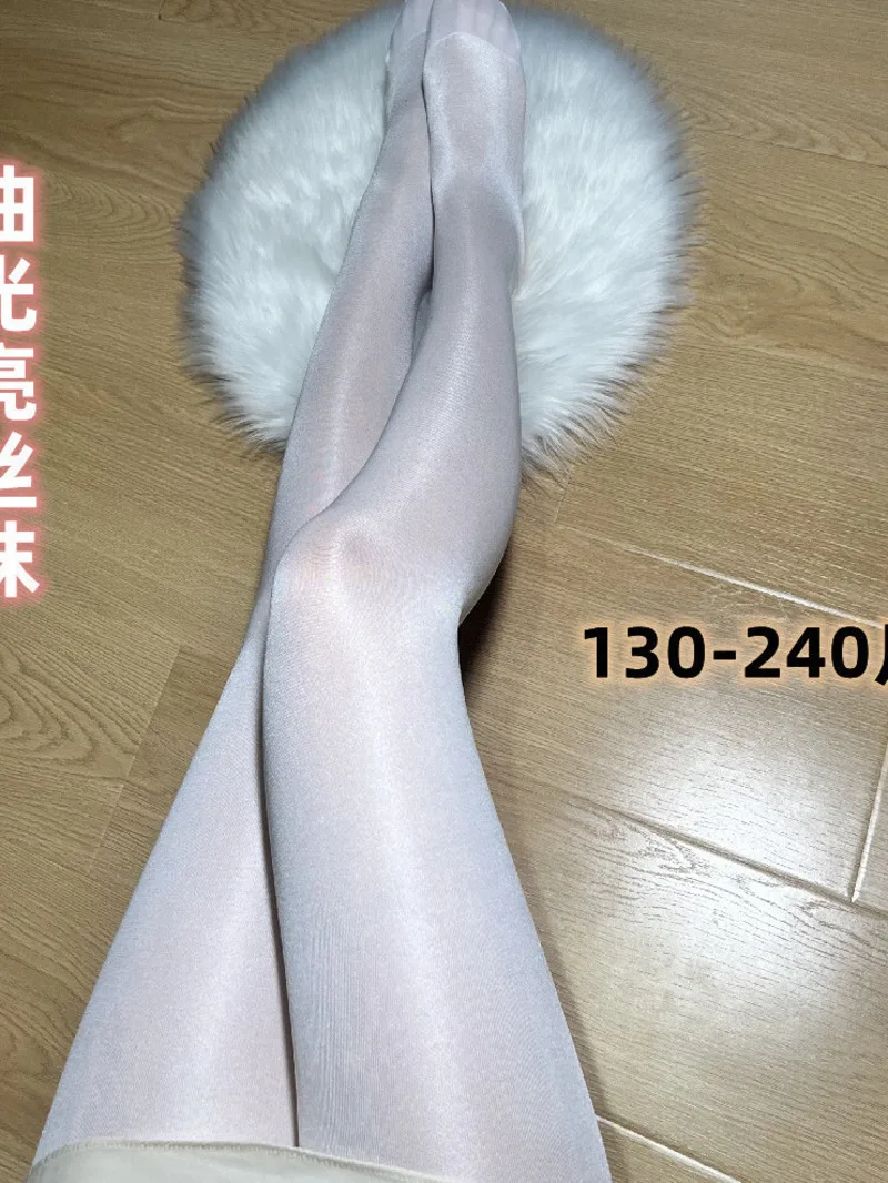 Large Size Shiny Oversized Stockings Glossy Stockings Pantyhose Stage Overknee Socks Flexibility Multicoloured  Stockings  9DYB