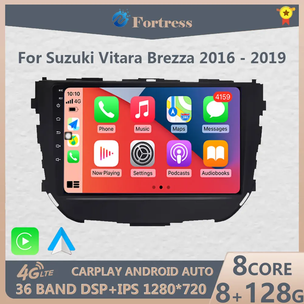 

For Suzuki Vitara Brezza 2016 - 2019 Car Radio Multimedia Video Player Navigation Android 13 No 2din 2 din DVD