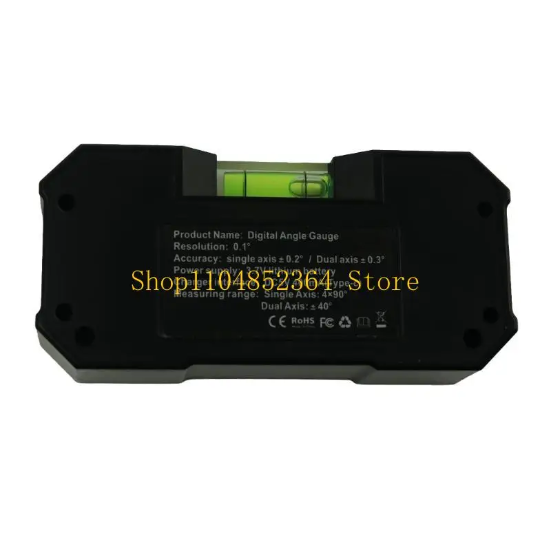 652F Gauge DualAxis Inclinometer with Base 4x90° Finder Protractor Data Transfer Measurement Tool