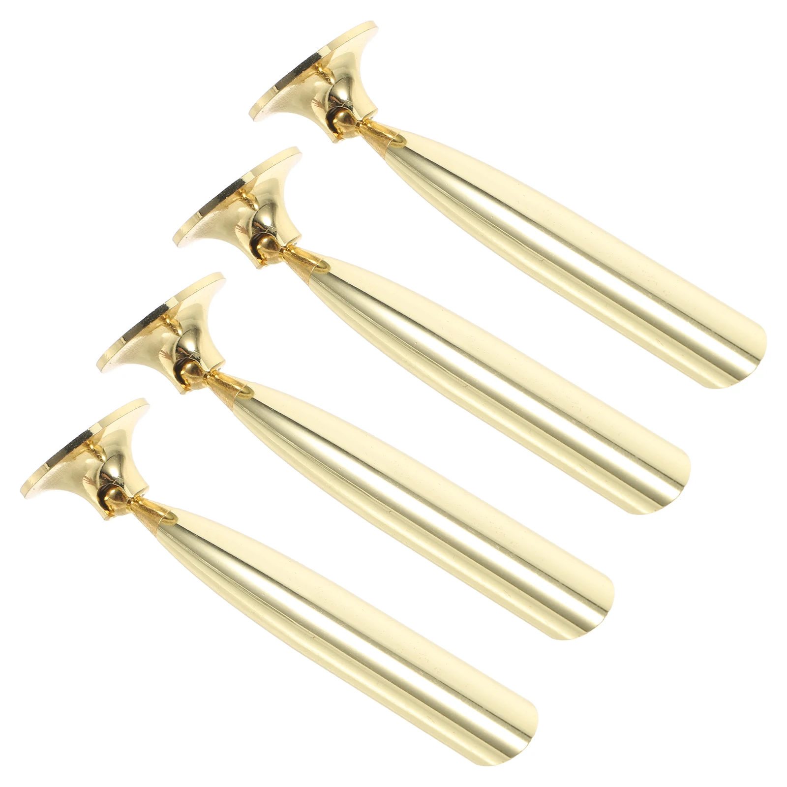 

4pcs Signature Pen Base Metal Holder Desk Replacement Parts Minimalist Writing Ballpoint Pen Stand Office Supplies
