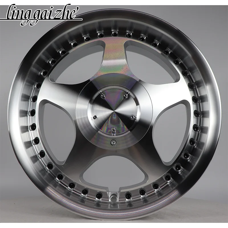 Factory wholesale 15-inch PCD 4-114.3 ET 35 rotary cast wheels for Toyota Yaris Vios Honda Fit City