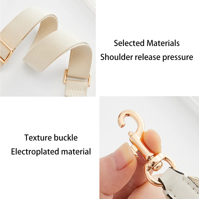 Adjustable Bag Strap 92-130cm For Rowan18 Shoulder Strap Replacement Canvas Strap Belt Non Deformable Modification Accessories