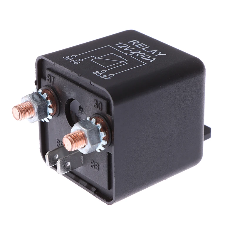 1PCS DC 12V 200 Amp Heavy Duty Split Charge/Winch Relay for Car Van Boat 4 Pin