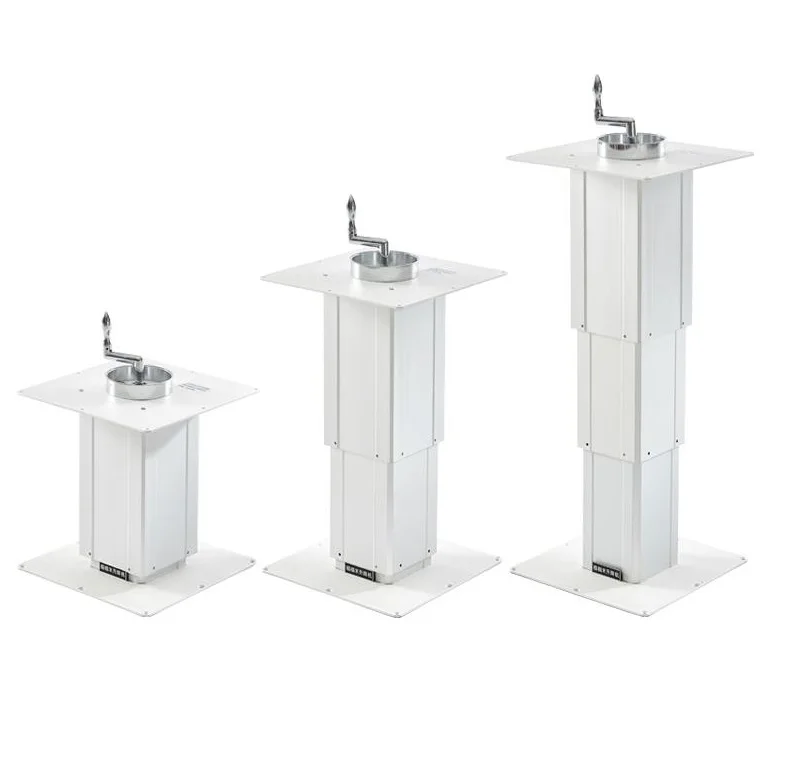 

Aluminum Alloy RV Accessories Hand Crank Tatami Lifting Table Manual Lift Folding Table