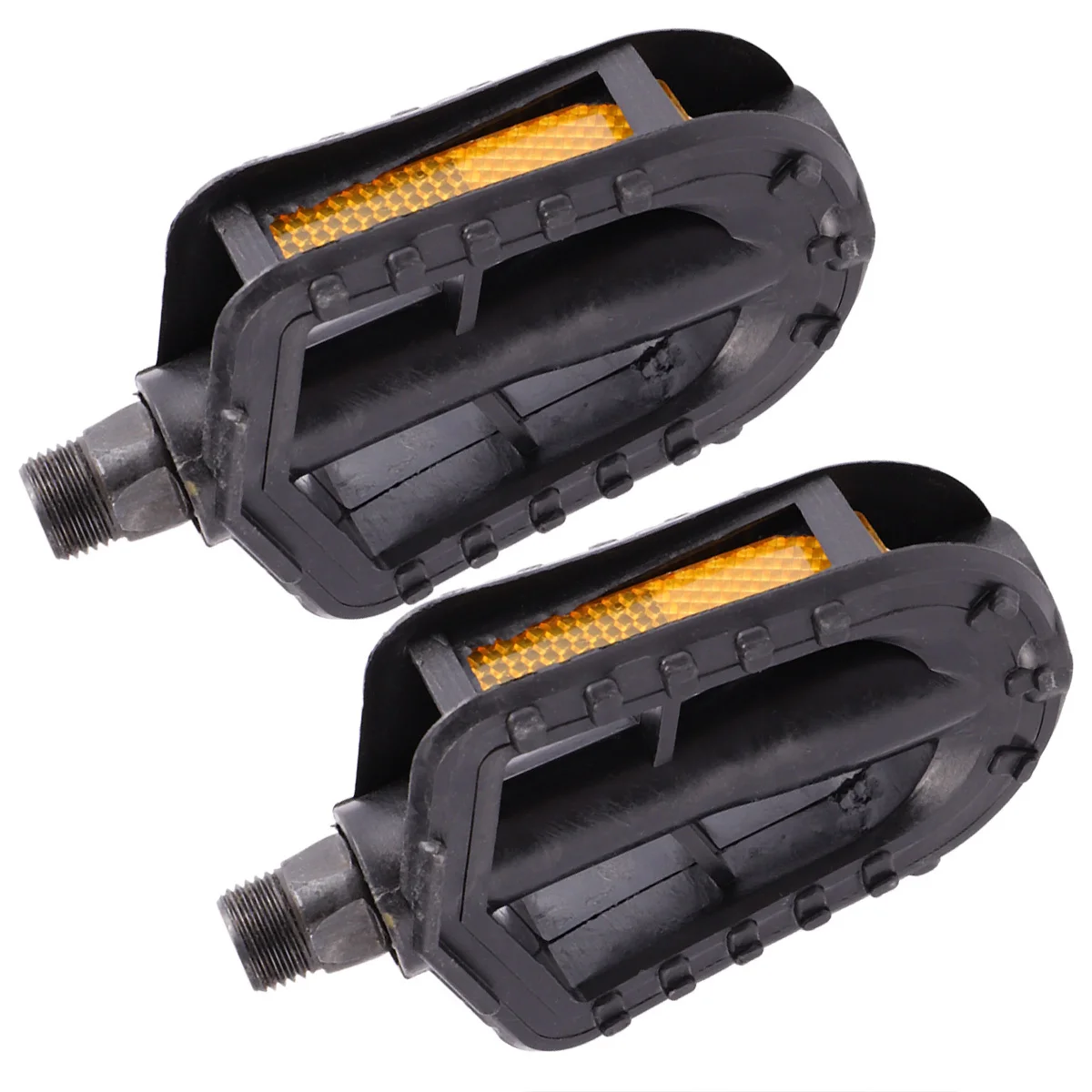 

1 Pair Anti-Slip Bike Pedal Black Pedals For Cycling Safety Rubber Pedals For Mountain Road Bicycles Comfort Grip