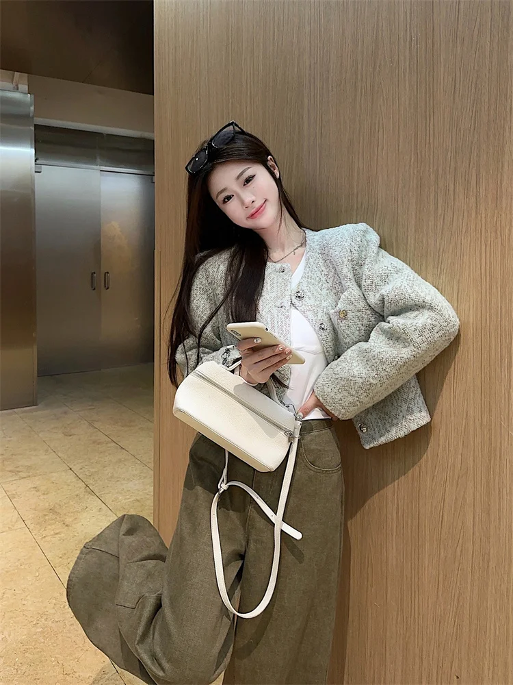 

Жакет из твида в английском стиле, женский, летний, для активного отдыха, спорта, тенниса, бега, быстросохнущий, дышащий, разноцветный топ