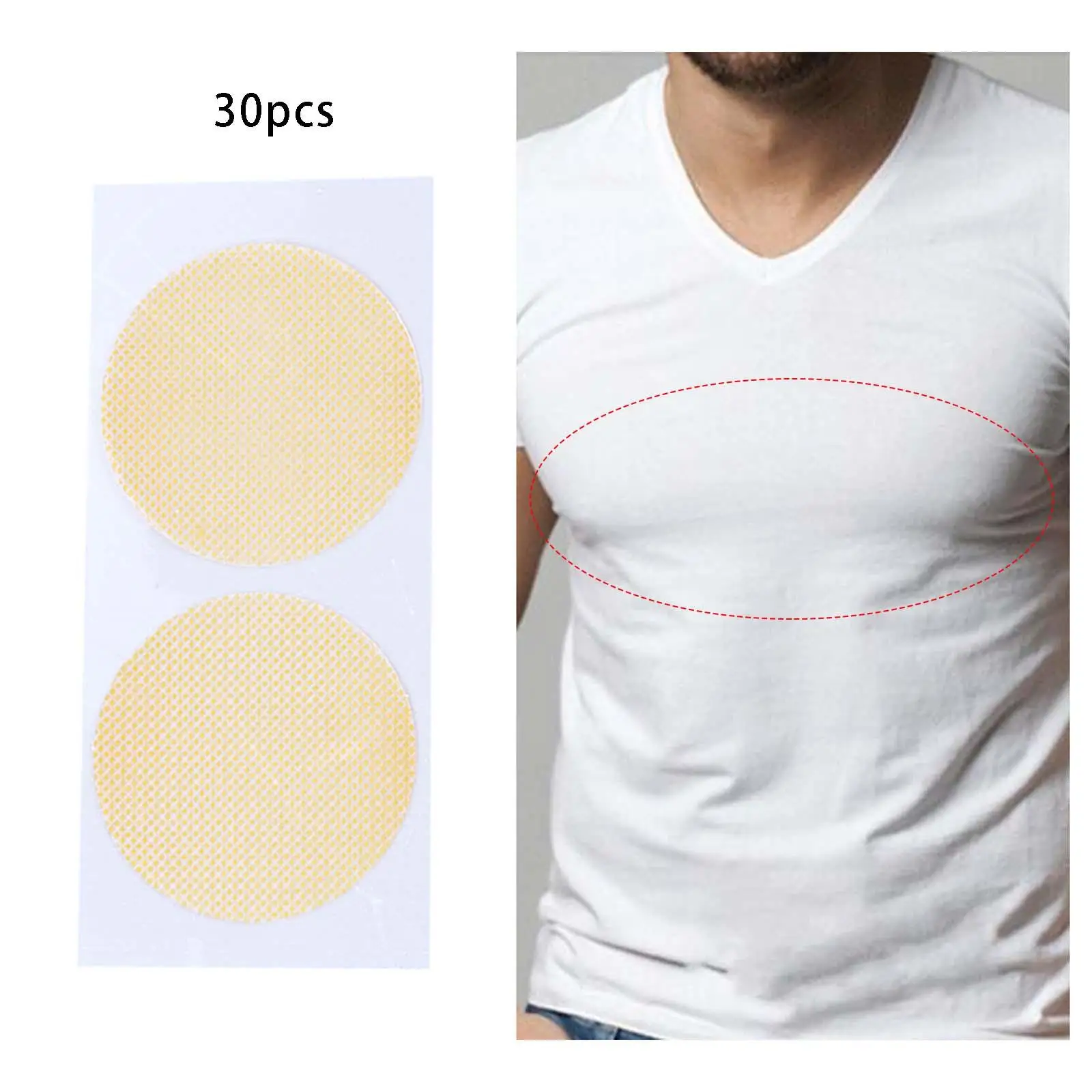 60Pcs Invisible Tape Silicone Breathable Hide Pasties for