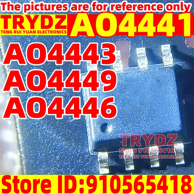 100-10pcs New AO4441 AO4443 AO4449 AO4446 SOP8 P-channel MOS transistor