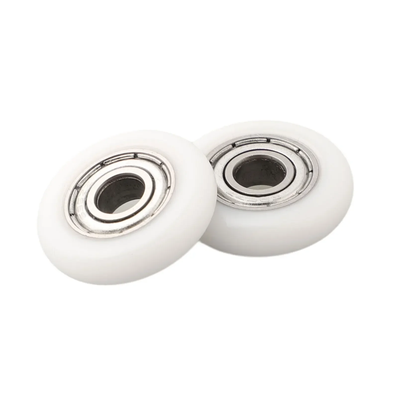 10Pcs Shower Door Roller Runner Wheels Replacement White Shower Room Pulley 19/23/25mm Wheel Diameter For Most Shower Enclosures