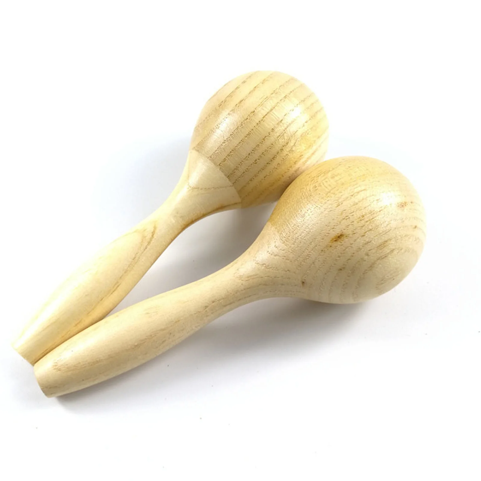 Wooden Maracas Kid Holiday Party Shaker Rattle Hand Percussion Musical Instrument Educational Toy