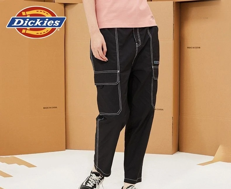Dickies Relaxed Straight Pants Cotton Side Pocket Casual Workwear Unisex
