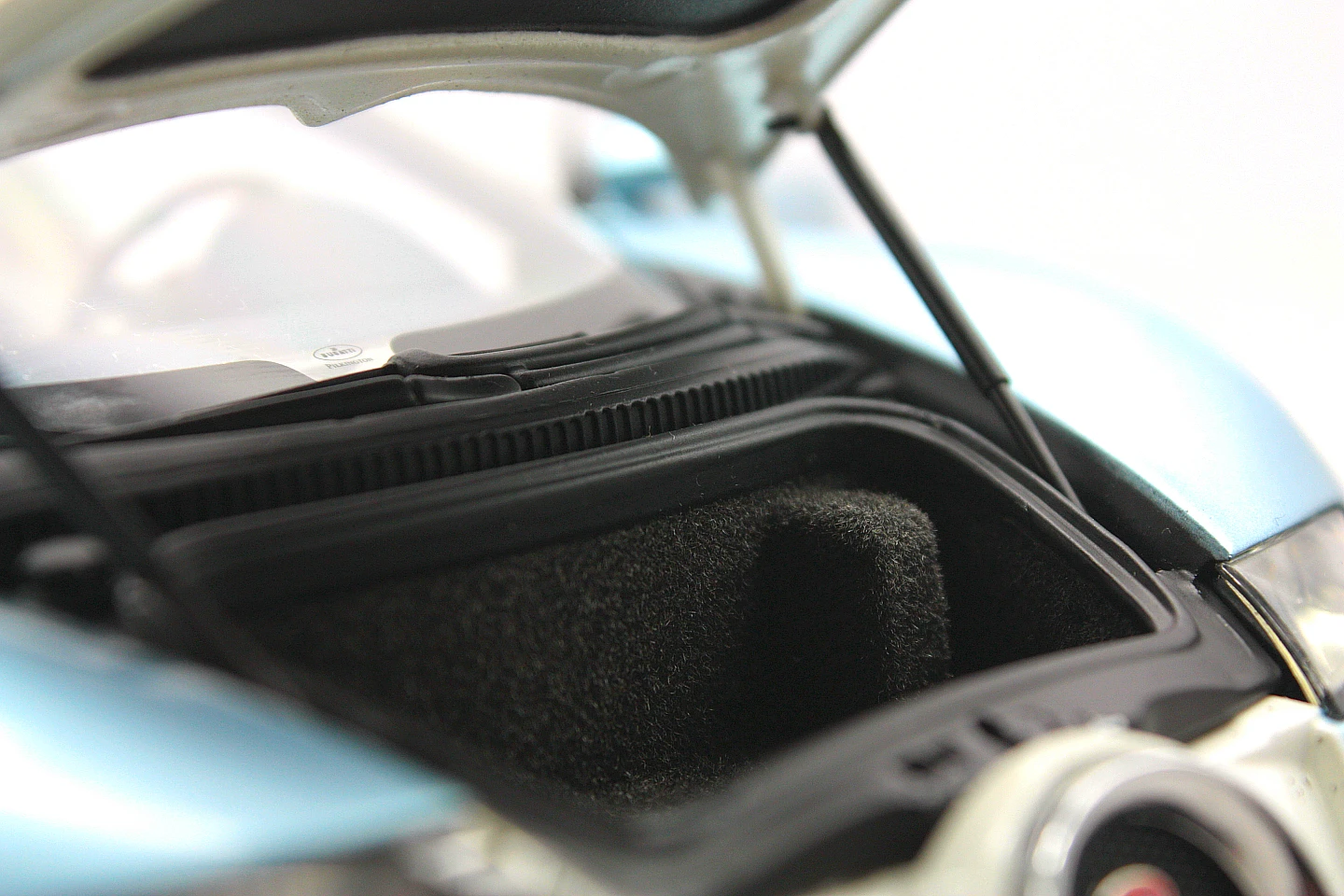 Autoart 1:18 Veyron 16.4 أبيض أزرق محاكاة طبعة محدودة جميع سبيكة معدنية مفتوحة ثابتة لعبة مجسمة هدية #6