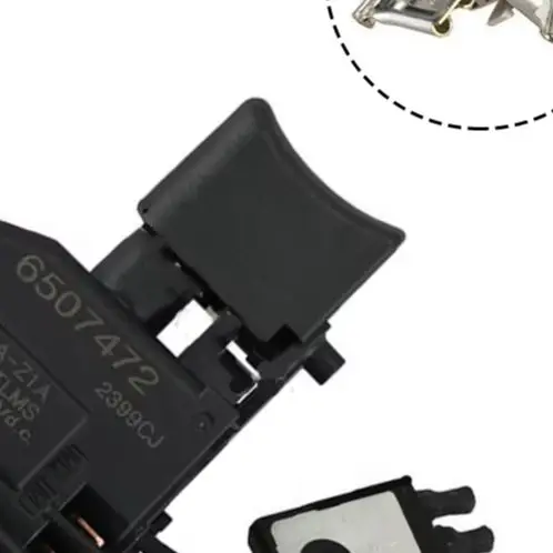 /Black /Metal /Electric Drill Switch 650747-2 650731-7 For BDF456 BDF44 6DF453D Power Tool Replacement Part
