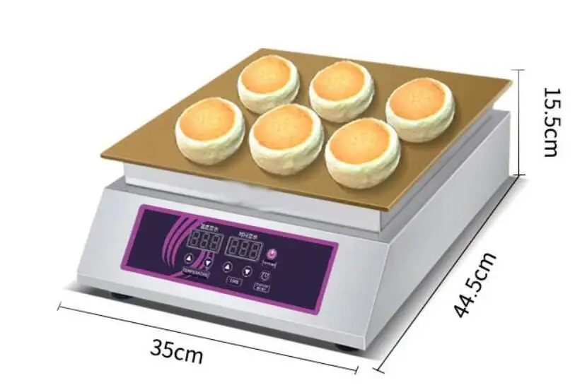 Kommerzielle Shu Fu Knospe Souffle Maschine digitale Soufflé Creme Pfannkuchen Maschine Souffle Maker und Mini Pfannkuchen in Snack Maschine