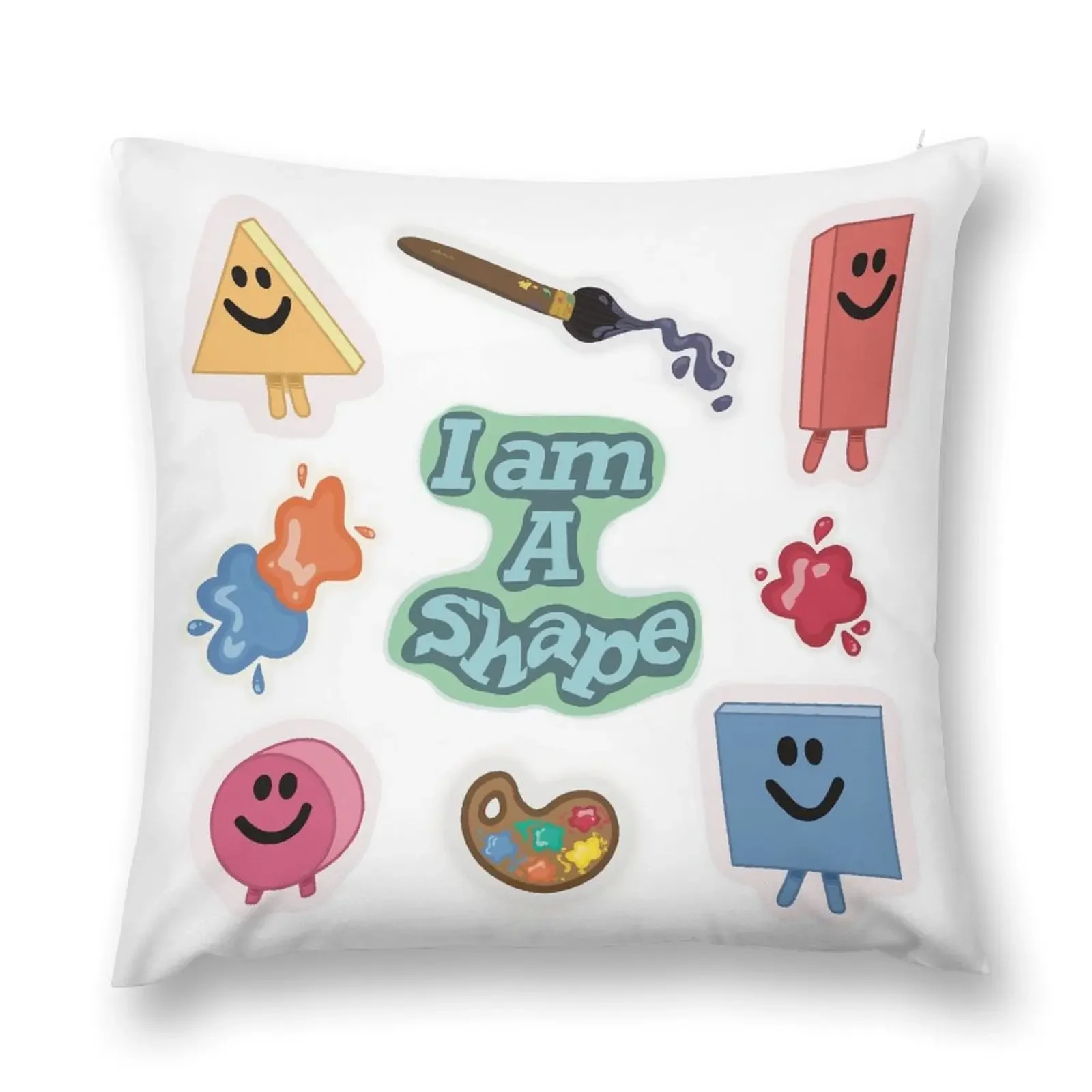 

I am a shape! Mr maker Throw Pillow luxury throw pillow covers bed pillows pillow