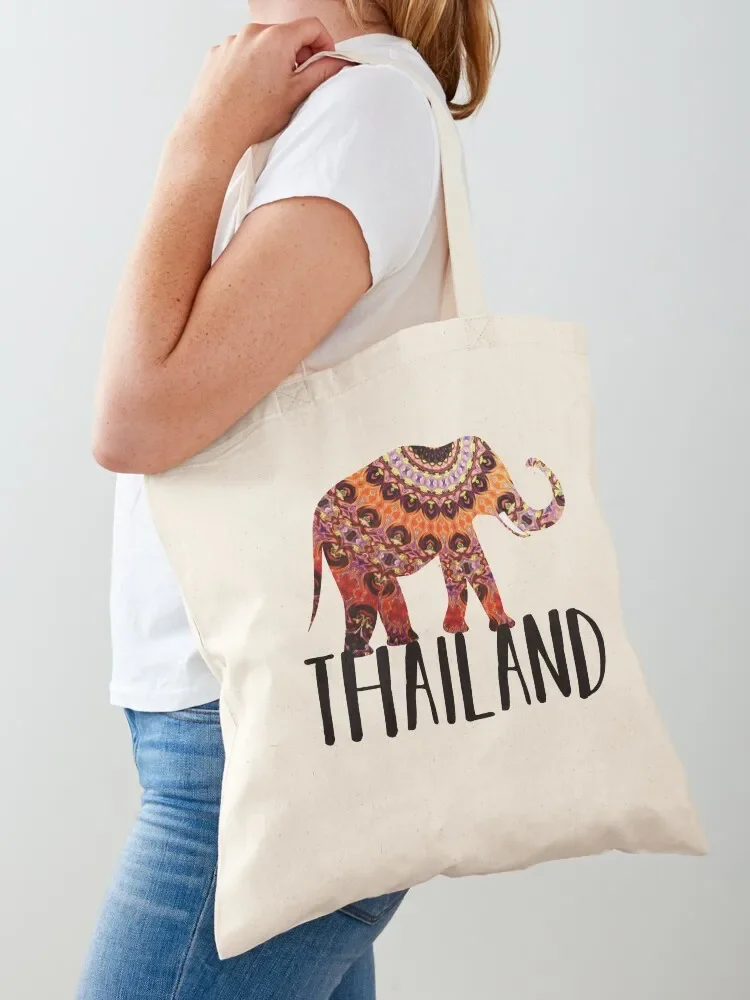 Thailand Trip Souvenir Tote Bag tote bags cloth bags hand bags Canvas Tote Bag