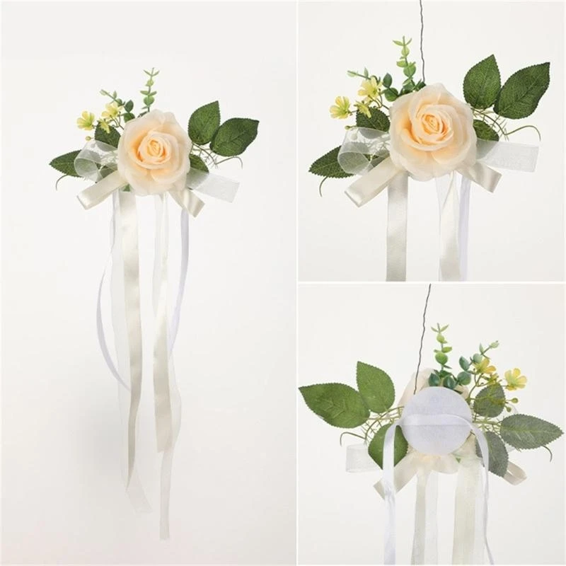 زينة كرسي ممر الزفاف مرة أخرى ترتيب زهرة للمأدبة الزفاف