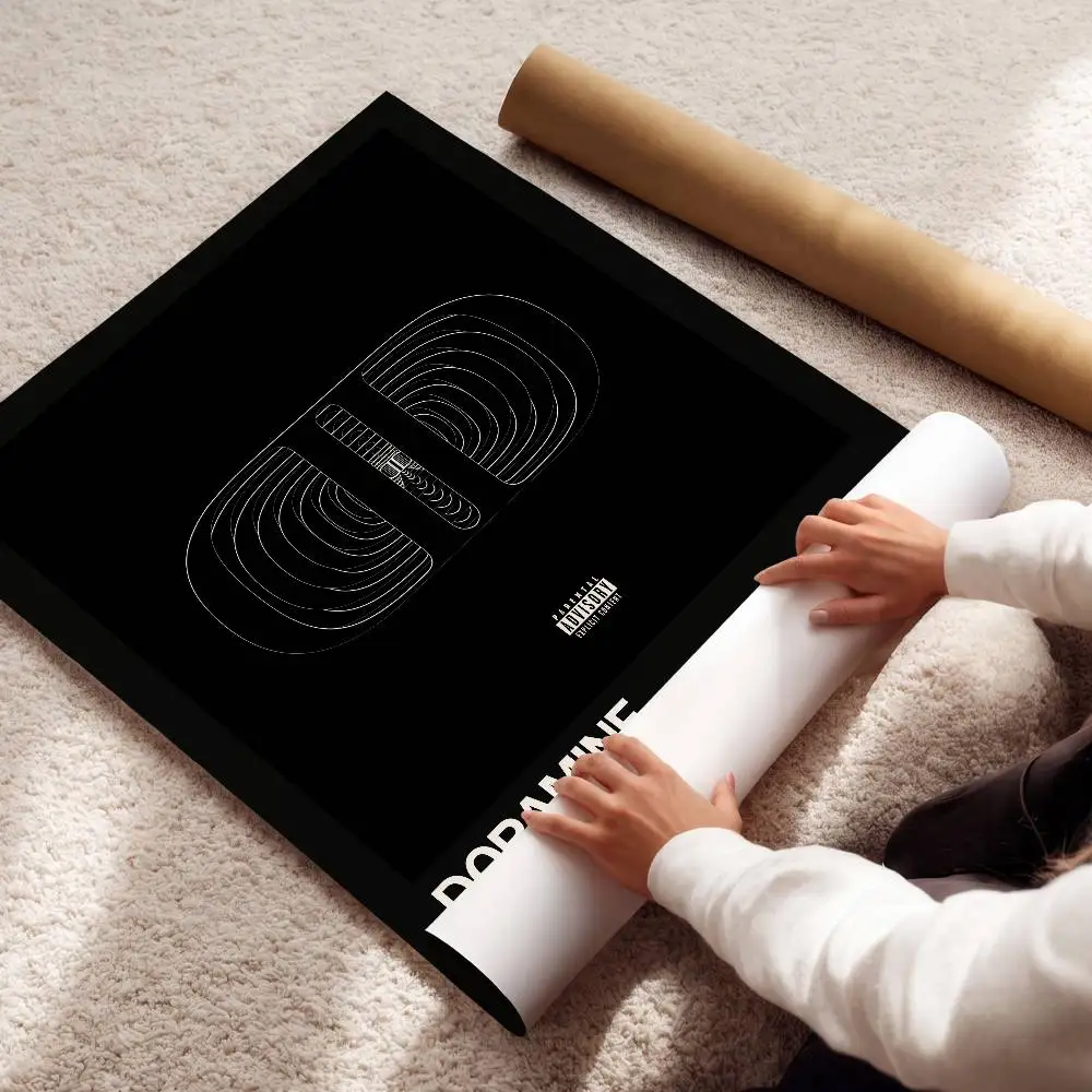 Lil T-Tecca Poster Album Art Cover Songs Rap Pop Singer Band Wall Waterproof Paper Sticker For Living Room Home Decor