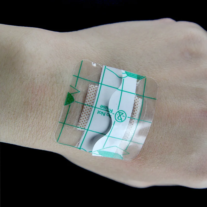 100/200Pcs Wound Sticker Waterproof Adhesive Wound Dressing Fixation Tape Bandage First Aid Kit Bandage
