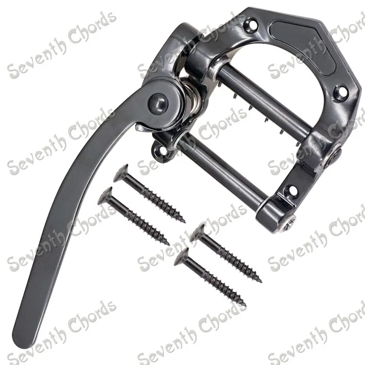 

A Set Black Vintage Tremolo Bridge Tailpiece For B5 SG LP Electric Guitar Replacement