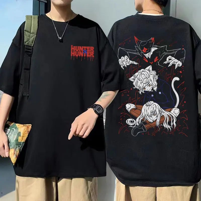 

Anime Hunter X Hunter Merch T-shirt Neferpitou Graphic Tshirt Tops Men Women Cosplay Casual Oversized T Shirts Male Vintage Tees