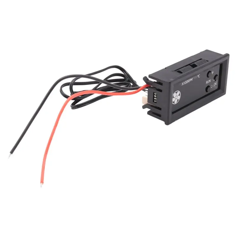 Y50A-For 3A Fan DC 12V PWM 4-Wire Fan Speed Controller Module With Temperature Probe Fan Temperature Controller For PC