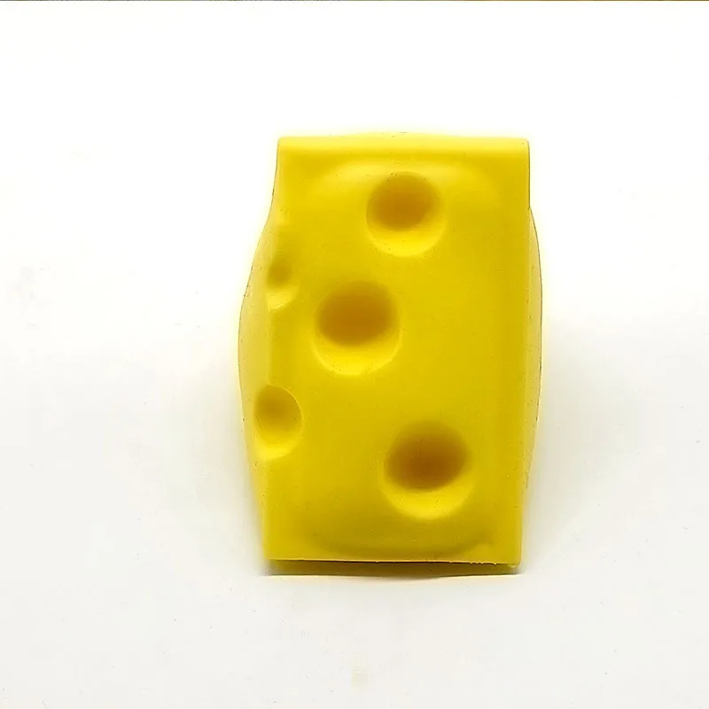 Juguete creativo para apretar queso amarillo para aliviar el estrés, novedad, mordaza, Hobby, coleccionables, diseño exclusivo, regalos para niños, 2024