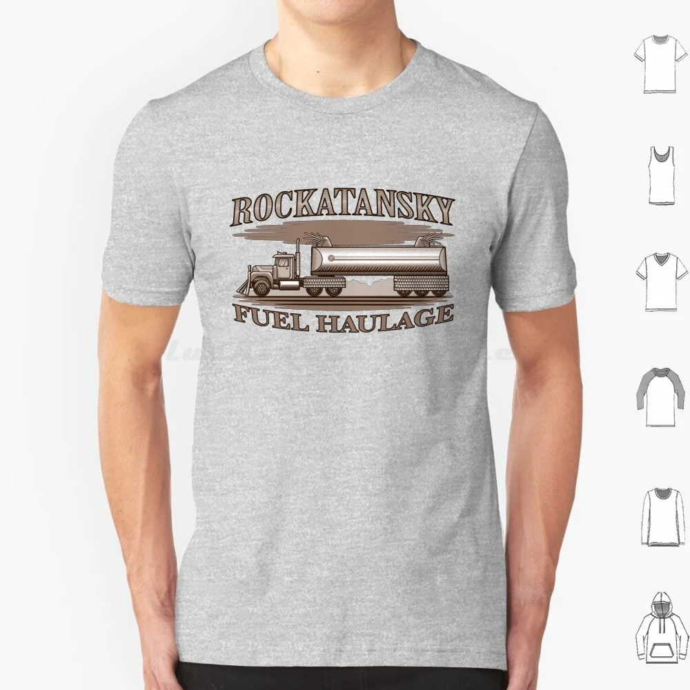 Rockatansky Fuel Haulage T Shirt 6xl Cotton Cool Tee Mad Max Max Rockatansky Road Fuel Haulage Outback Post Apocalyptic Sci Fi