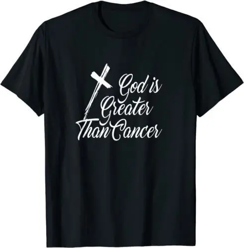 

NEW LIMITED Christian Prize My God Is Greater Than Cancer for Survivor T-Shirt