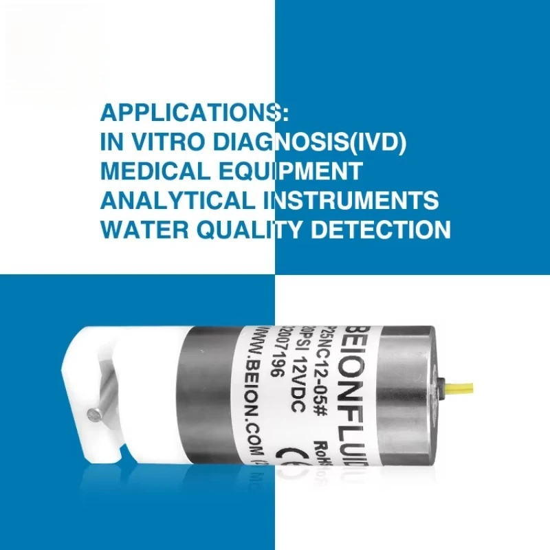 Solenoid Pinch Valvemedical Check Valve Laboratory Valve Micro Fluid Control Valve Small Size 2-way P25NC 12/24VDC
